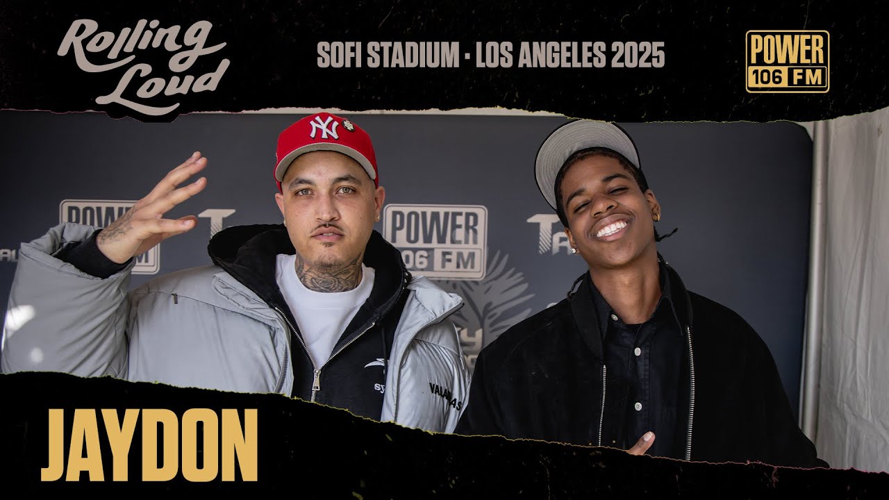 Backstage At Rolling Loud California 2025 With Jaydon