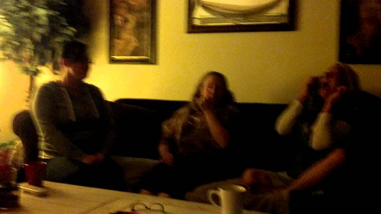 Mom and 2 daughters laugh attack