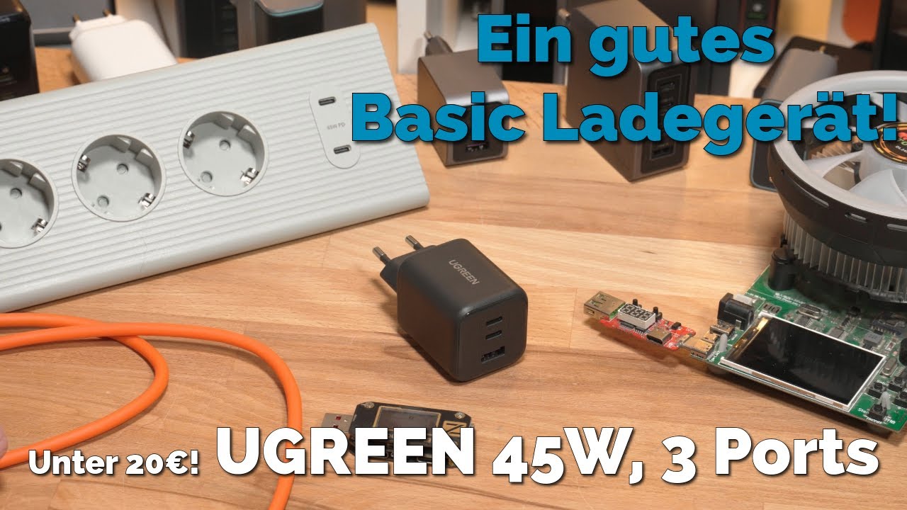 Ein gutes Basic Ladegerät! UGREEN 45W Ladegerät mit 3 Ports im Test