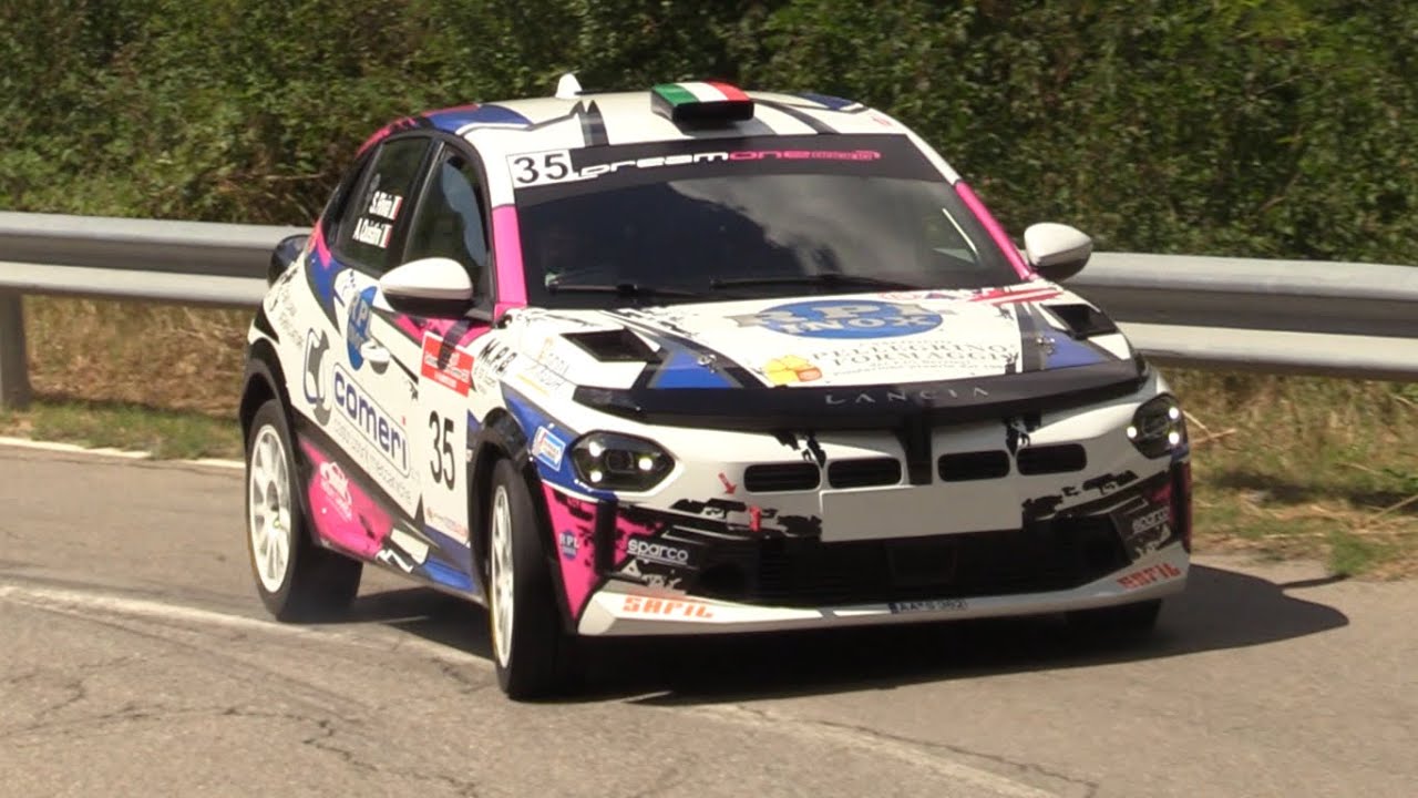 Lancia Ypsilon Rally4 HF Raw Sounds in Action- First Lancia Rally Car Since the Delta Integrale!!
