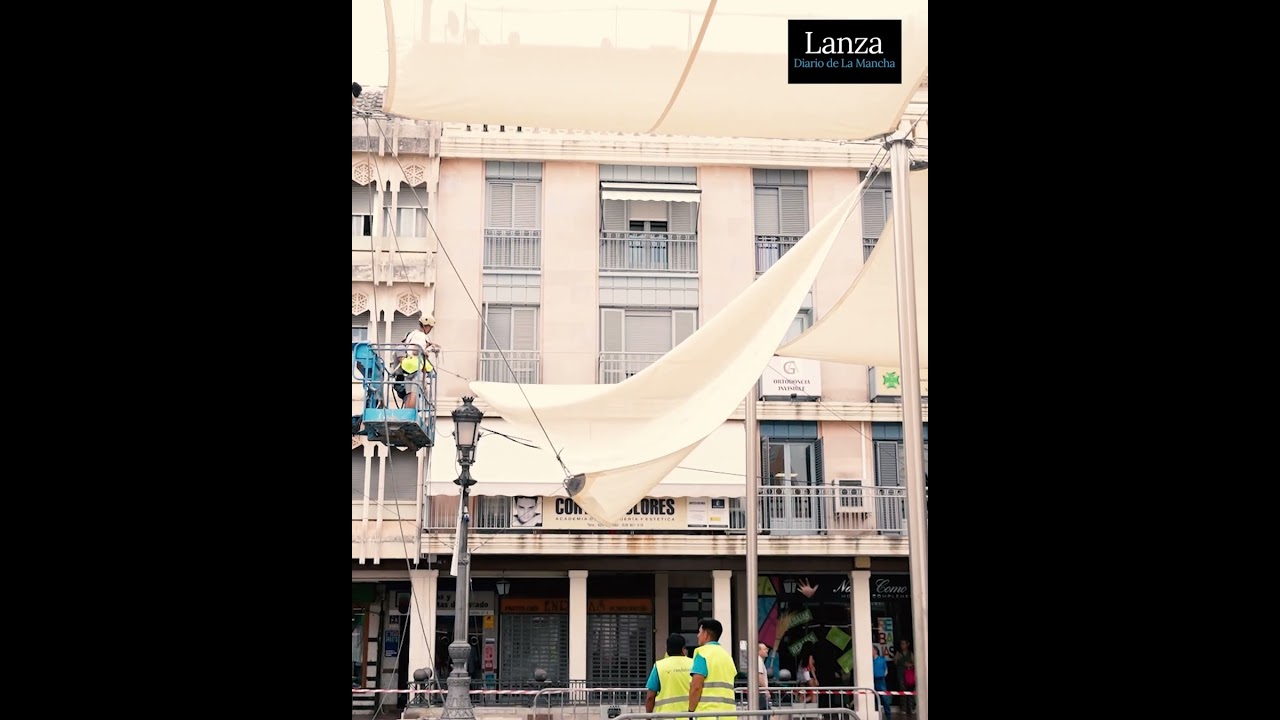 Entoldado de la Plaza Mayor de Ciudad Real