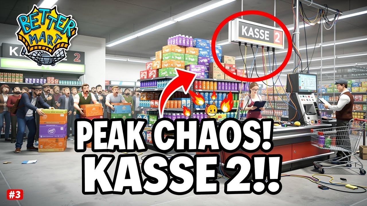 Peak Chaos: 6 Leute gegen den Laden 🛒🔥 | Better Mart #3