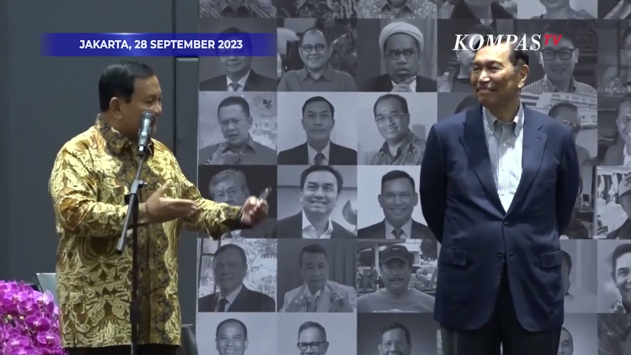 Hujan Pujian untuk Sang Senior. Hormat Prabowo ke Luhut Binsar Pandjaitan