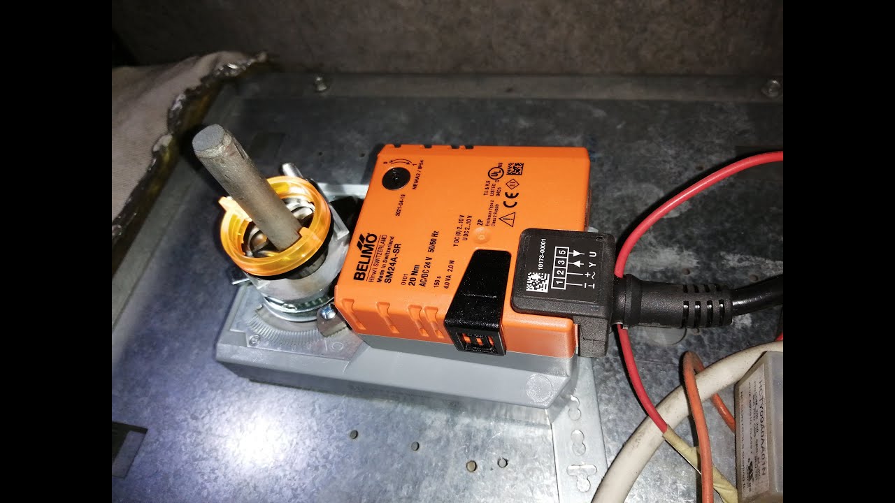 How to connect Honeywell T6865 thermostat and Belimo SM24A-SR VAV Damper controller