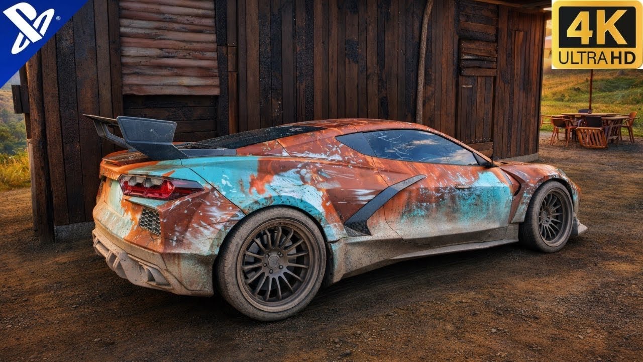 Abandoned Corvette Restored to Perfection  | FH5 Logitech G29 Gameplay