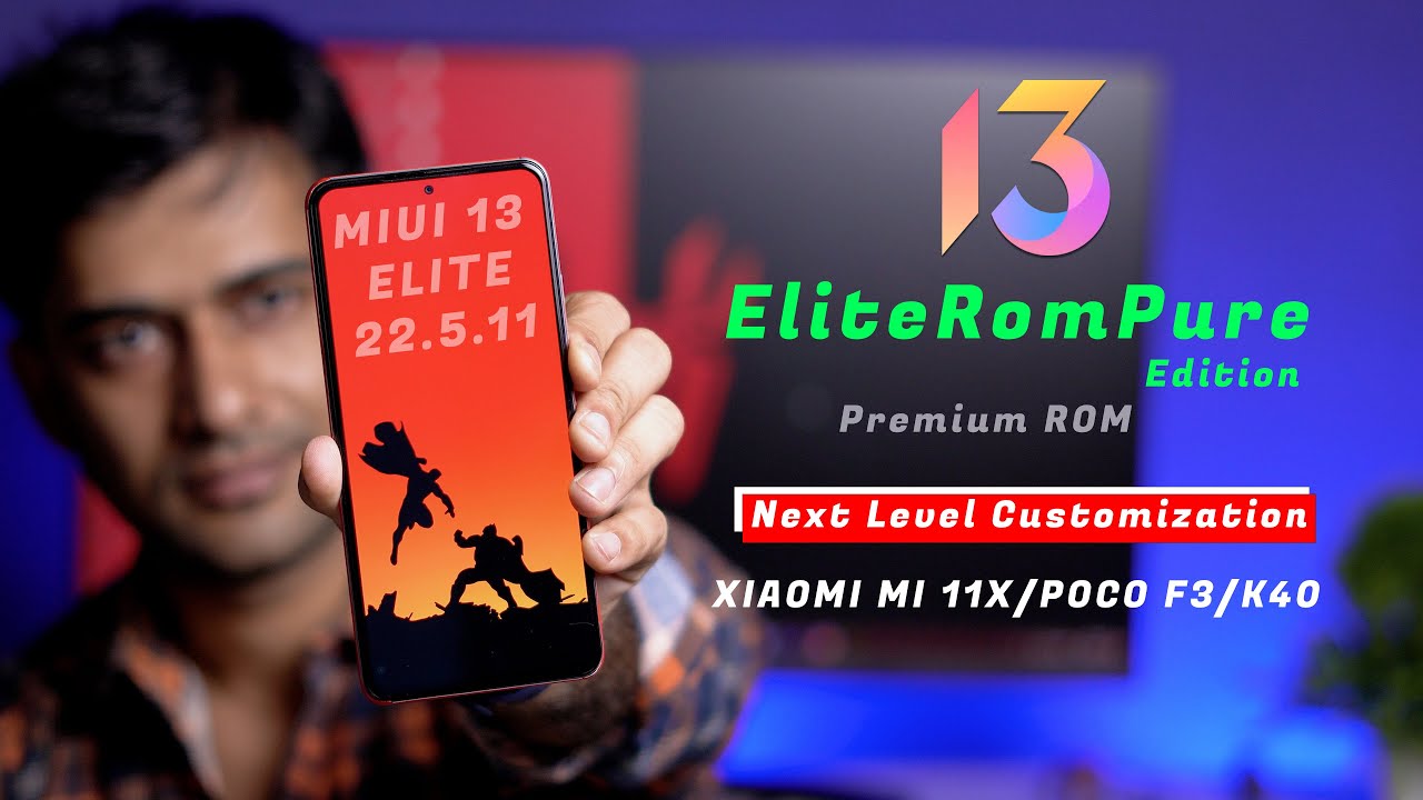 MIUI 13 Premium EliteRomPure Edition for Mi 11x/Poco F3 Review, Smooth Ui, Next Gen Customization 🔥