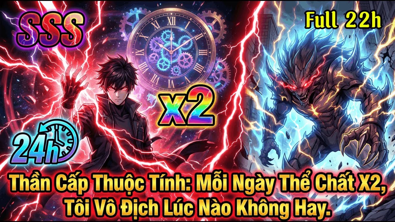 Thần Cấp Thuộc Tính: Mỗi Ngày Thể Chất X2, Tôi Vô Địch Lúc Nào Không Hay | FULL