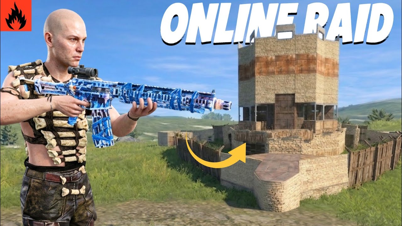 Online Raids With The Worst Possible Server Lag... 999 Пинг | Oxide: Survival Island 