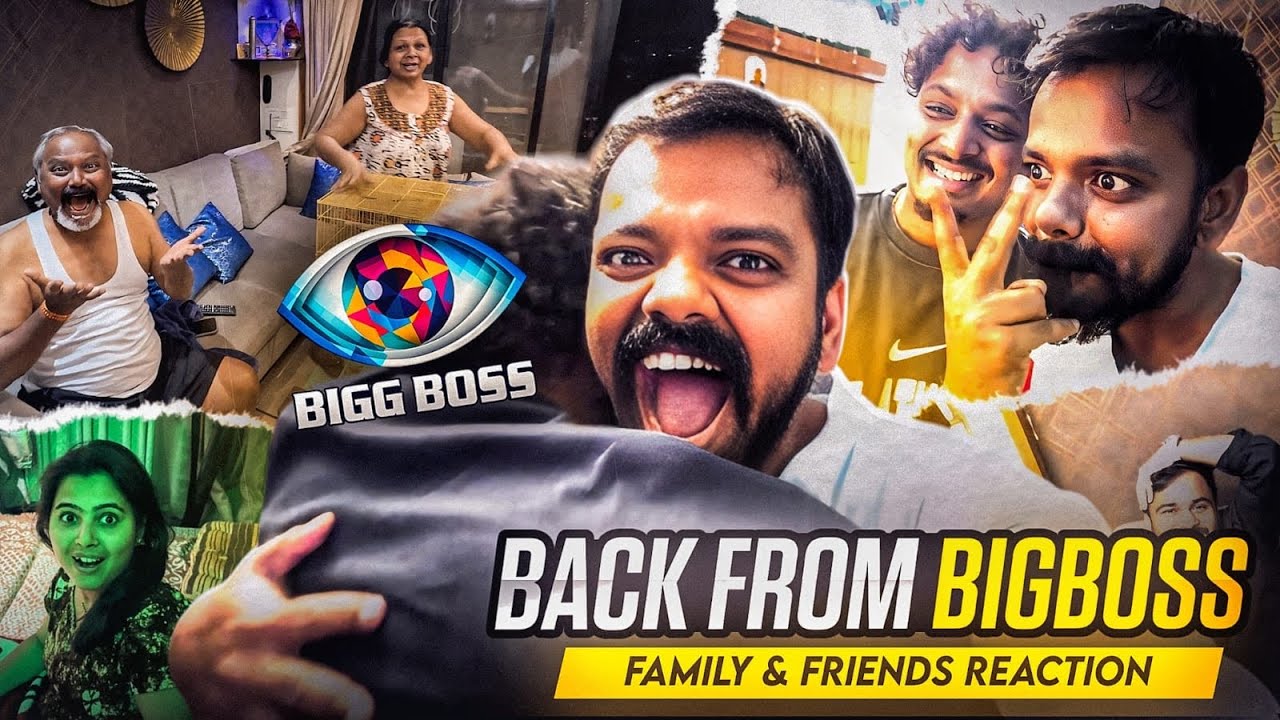 SURPRISING FAMILY AND FRIENDS AFTER BIG BOSS EXIT