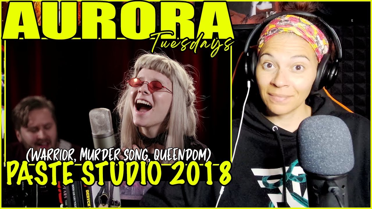AURORA - Paste Studios 2018 (Warrior, Murder Song, Queendom) | Reaction