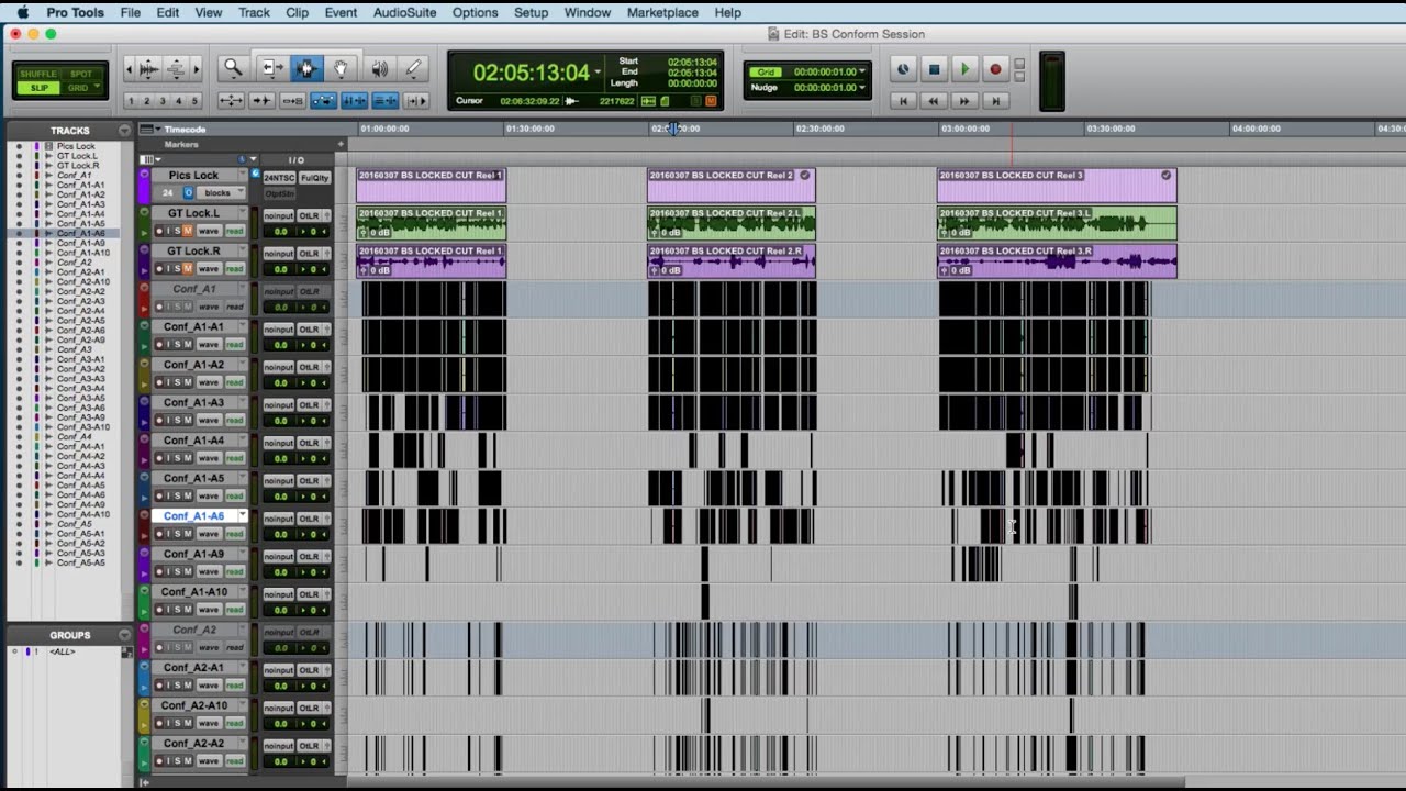 Согласование (сборка) WAV-файлов локаций с помощью EdiLoad v3 и Pro Tools