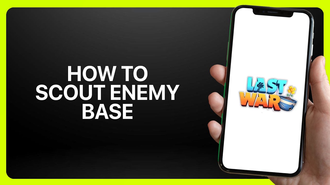 How To Scout Enemy Base Last War Survival Game ! Tutorial