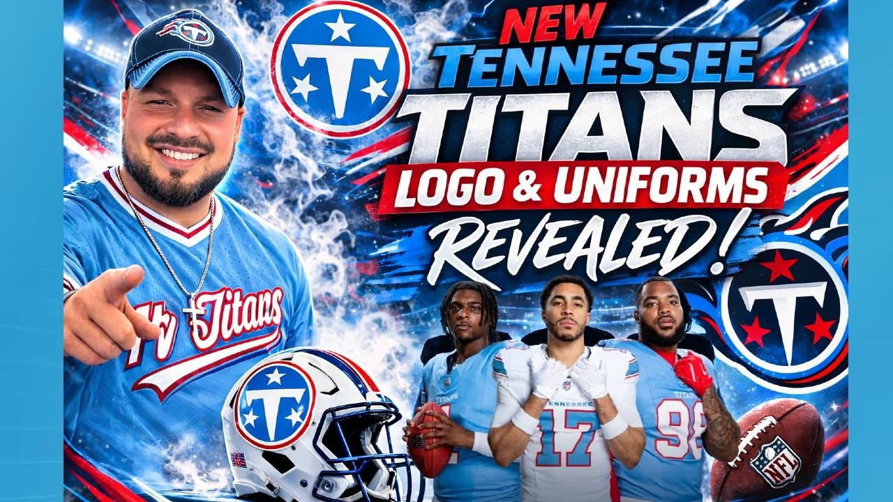 Представлены новый логотип и форма команды Tennessee Titans!