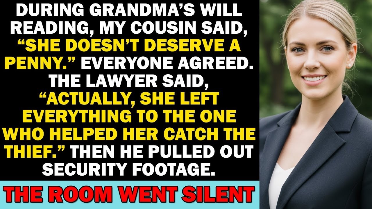 They Called Me A Thief At Grandma's Will Reading. Then The Hidden Camera Footage Exposed Everything