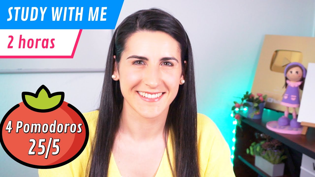 ESTUDIA CON SUSI PROFE (2 H) 📚 4 Pomodoros 25/5 📕 STUDY WITH ME 12-3-2023 #estudiaconsusi
