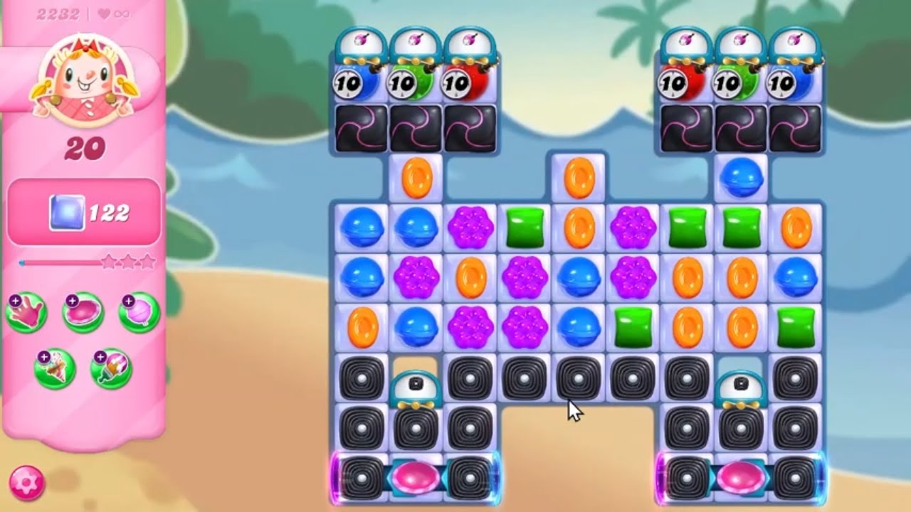 Candy Crush Saga LEVEL 2232 NO BOOSTERS (new version)