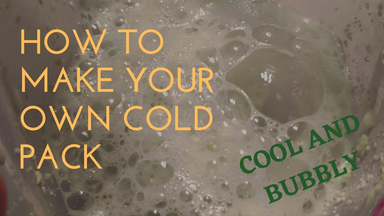 How To Make  Your Own Cold Pack