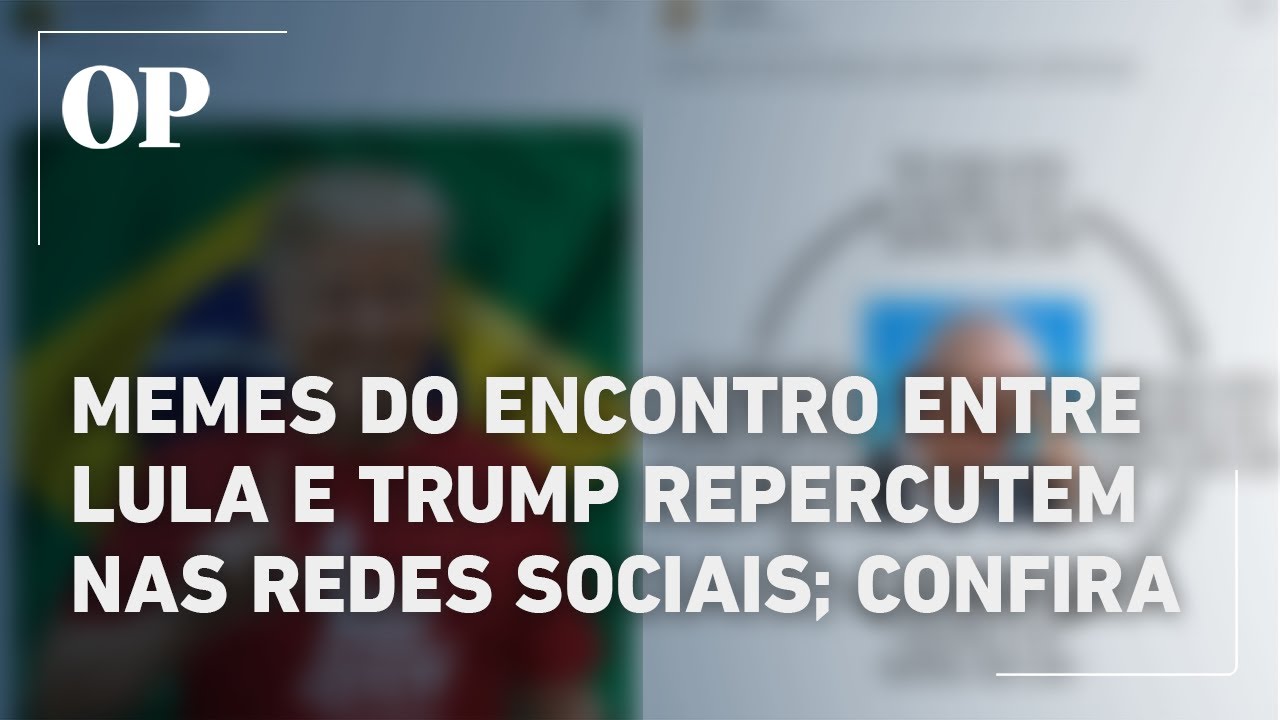 Memes do encontro entre Lula e Trump repercutem nas redes sociais por usu&aacute;rios de direita e esquerda