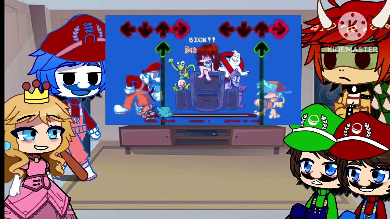 Super Mario Bros react mario's madness V2 parte 2