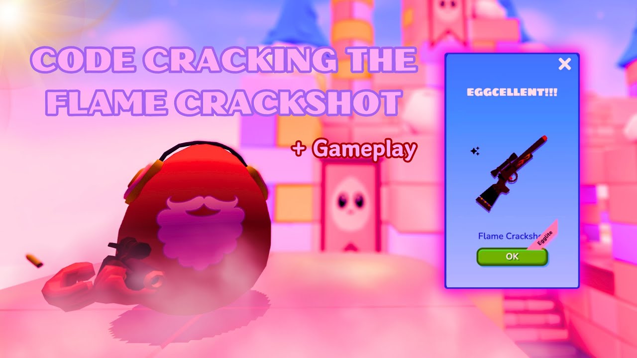 Flame Crackshot Gameplay **CODE CRACK** | Shell Shockers