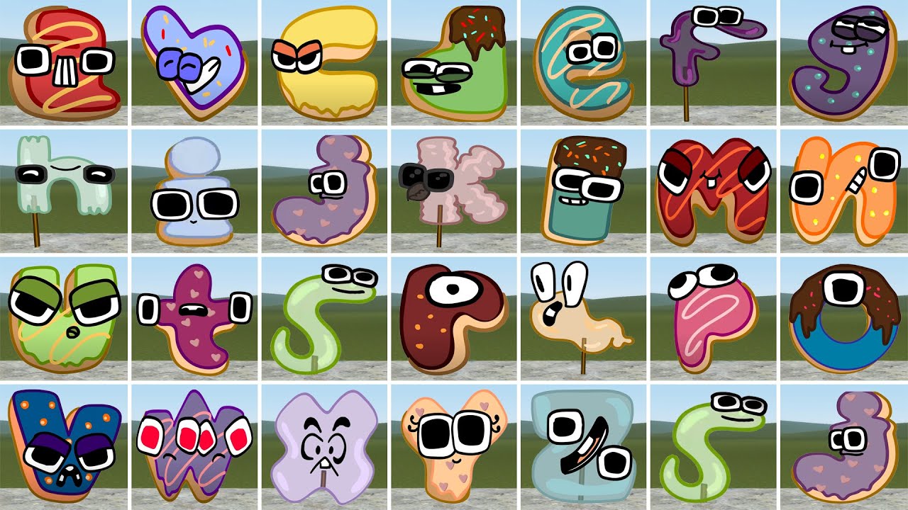 DESTROY ALL CANDY 3D ALPHABET LORE FAMILY in Garry's Mod!