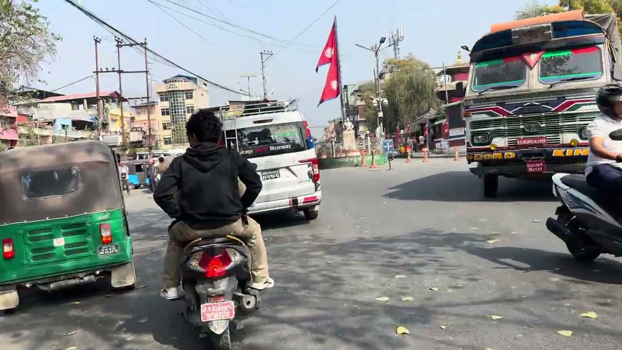#Gaighat_to_Dharanko_ytra_kastoxw_batoko_abastha_hernusaknu_hunchha🛣️🏍️ #SAROJ_LUNGELI