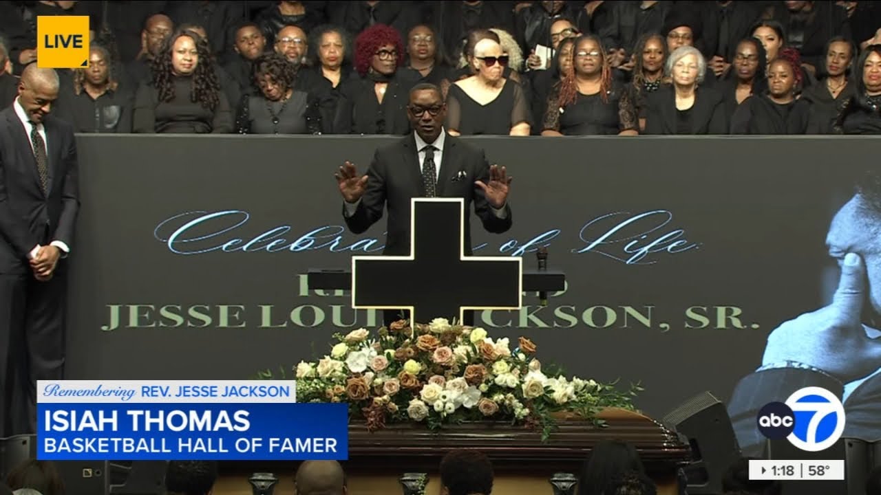 NBA Legend Isiah Thomas - Public Service for Rev. Jesse Jackson