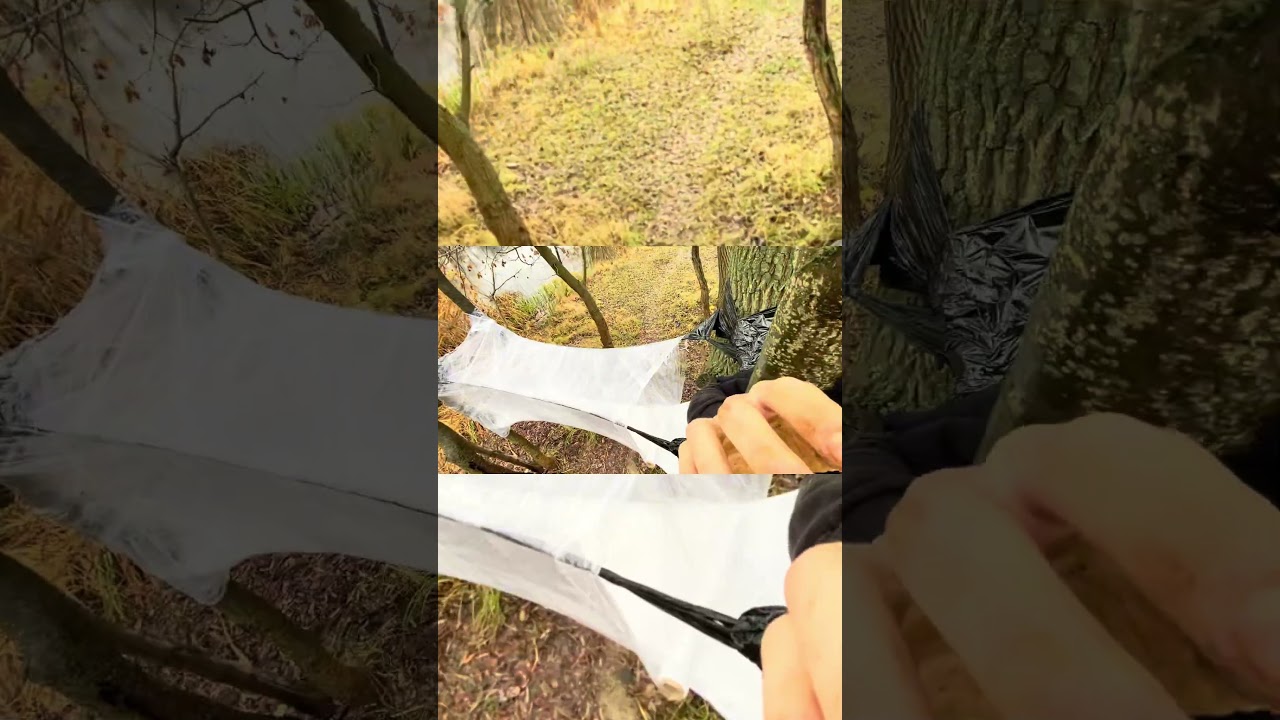 #Bushcraft #SurvivalShelter #TreeTent #DIYCamping #WildernessLife #WildNatura #campfiremagic