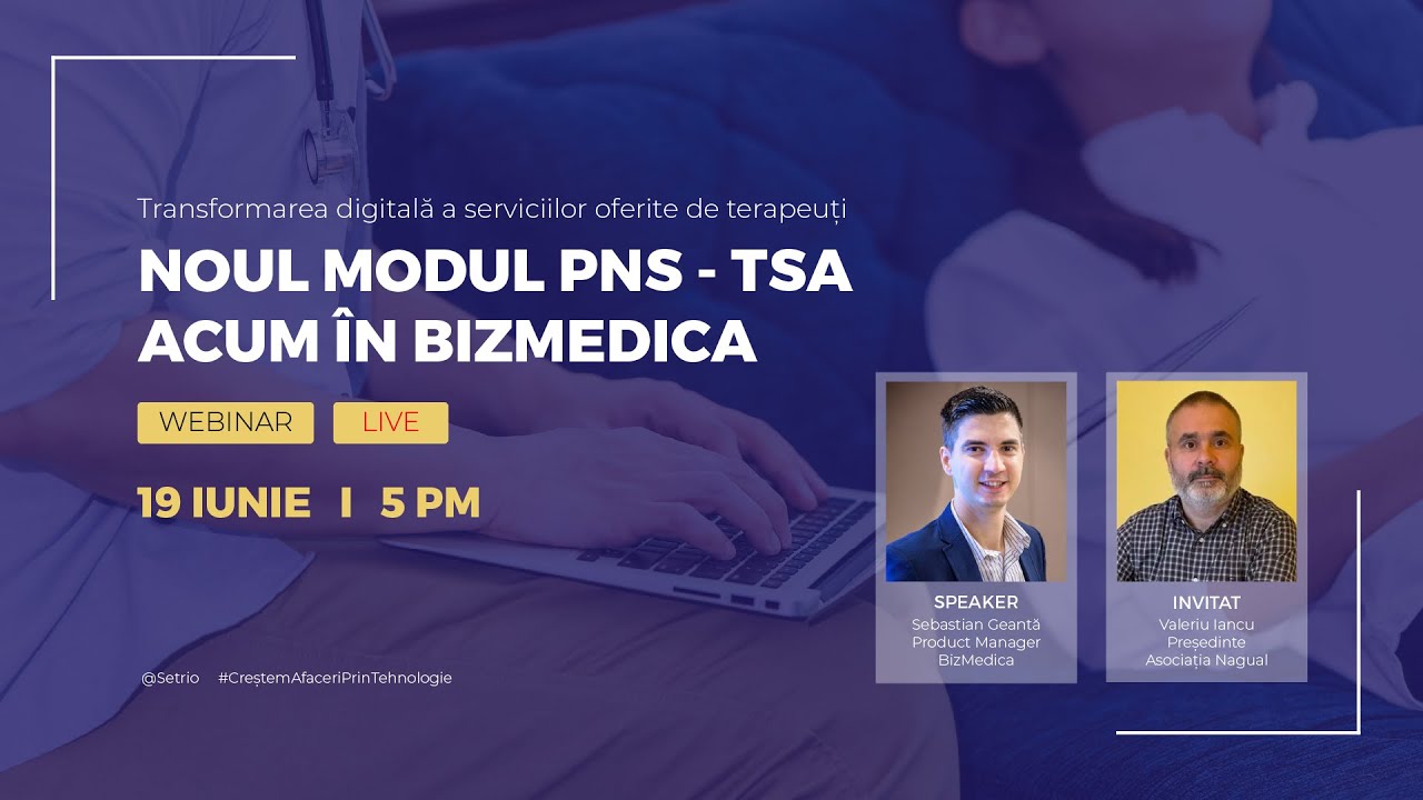 Noul modul PNS-TSA disponibil acum în BizMedica