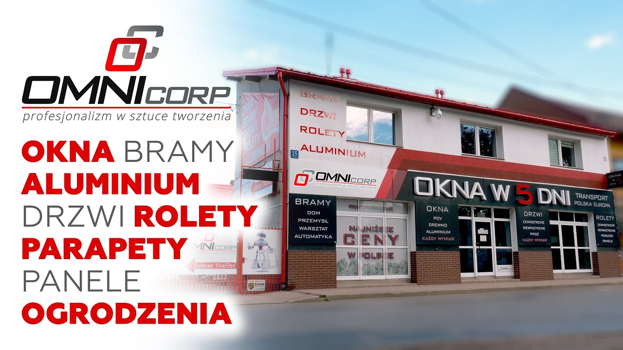 Poznaj firmę OMNIcorp | Dostarczymy Ci okna PCV, drzwi, rolety, bramy garażowe - w dowolne miejsce!