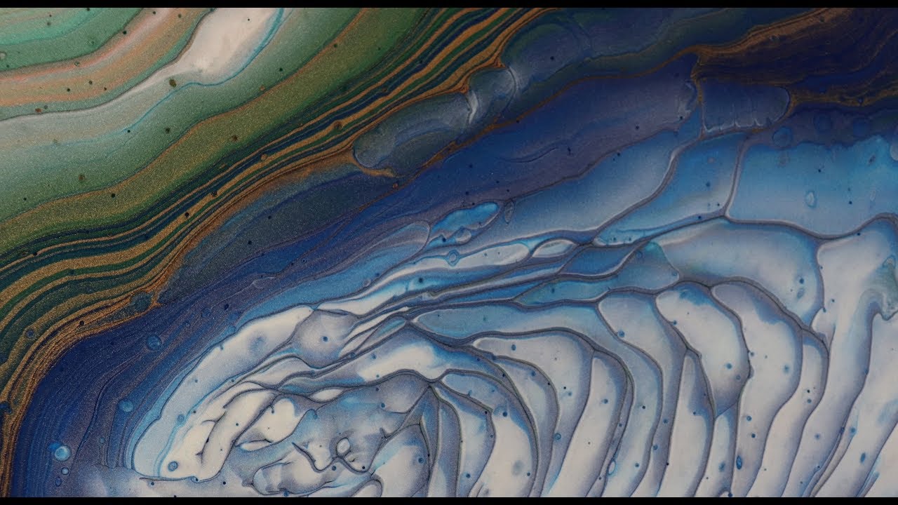 Amazing wandering ring Pour Acrylic Painting using Artreza acrylic paint SUCCESS!!!