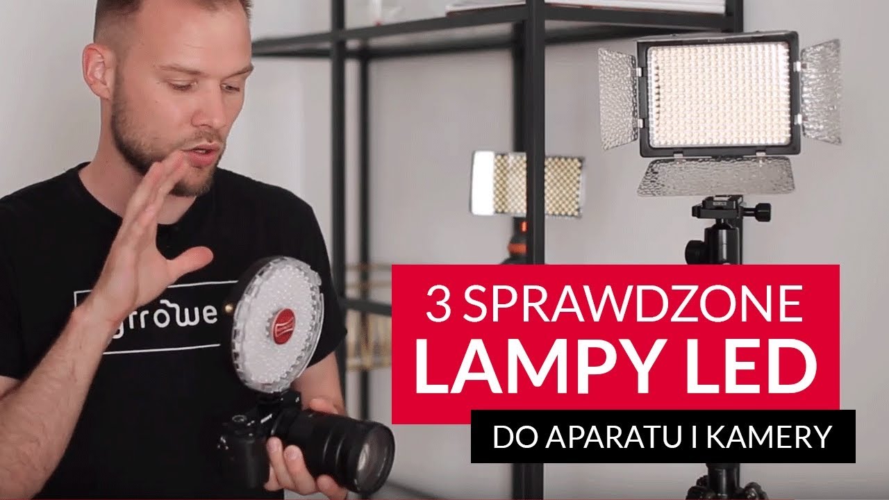 Lampa LED do aparatu i kamery - Yongnuo YN-300 III, Aputure AL-F7. Rotolight NEO2 - porównanie
