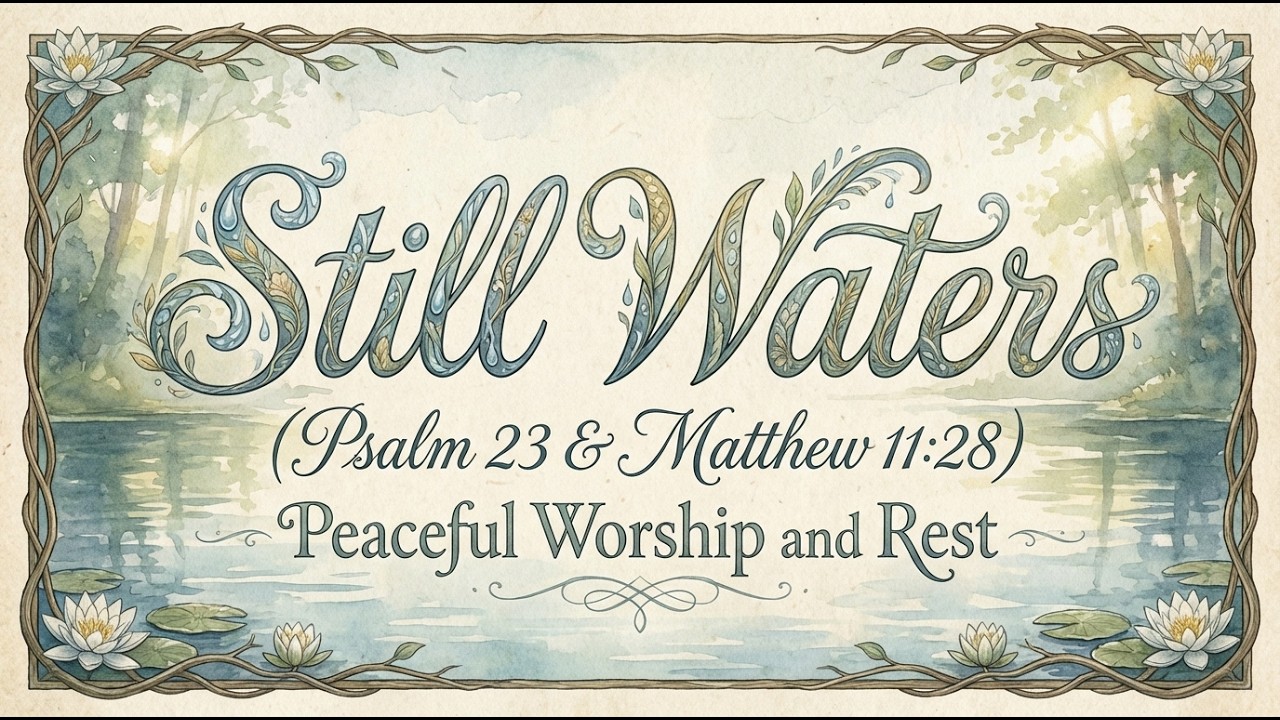 Still Waters (Psalm 23 & Matthew 11:28) - Peaceful Worship and Rest
