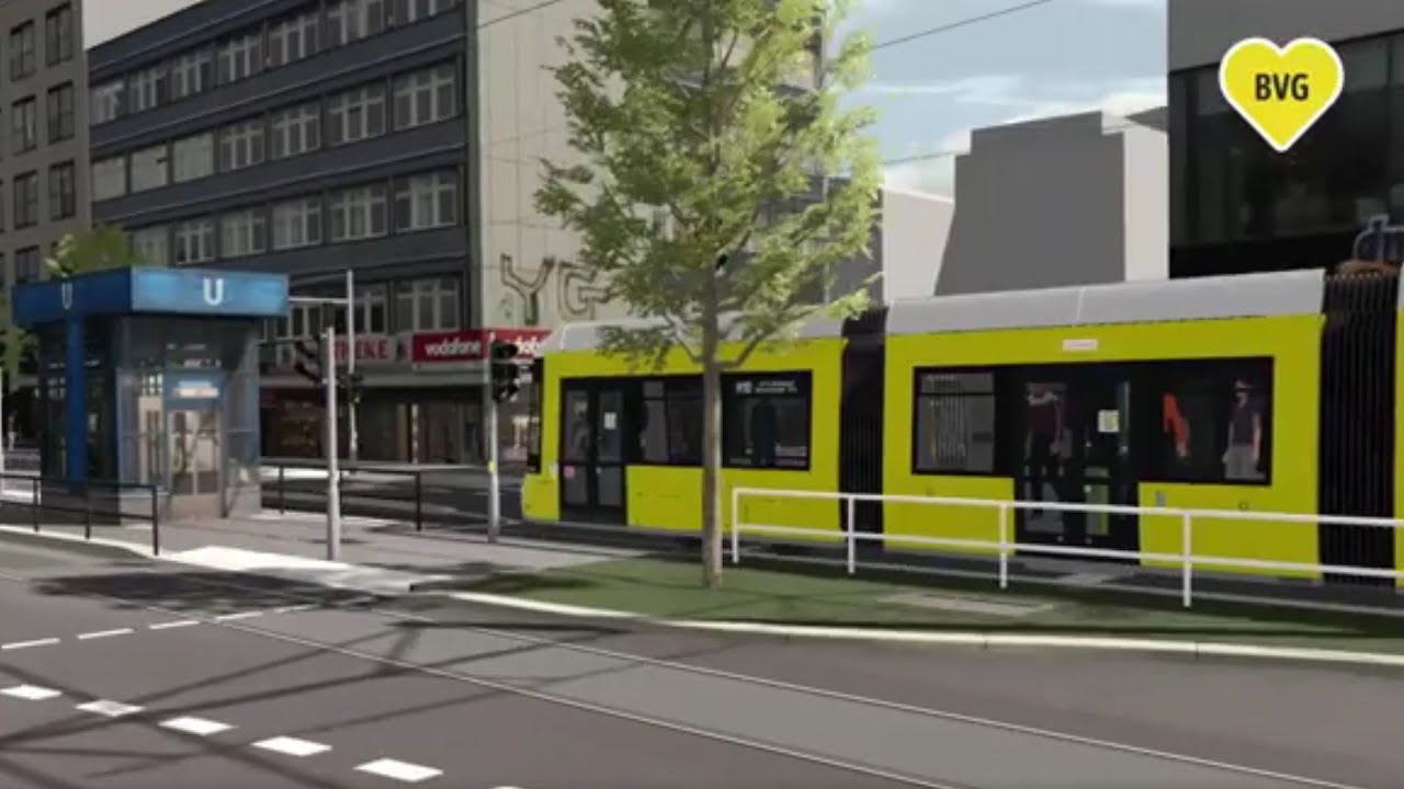 Mit der Stra&szlig;enbahn durch Berlin Moabit