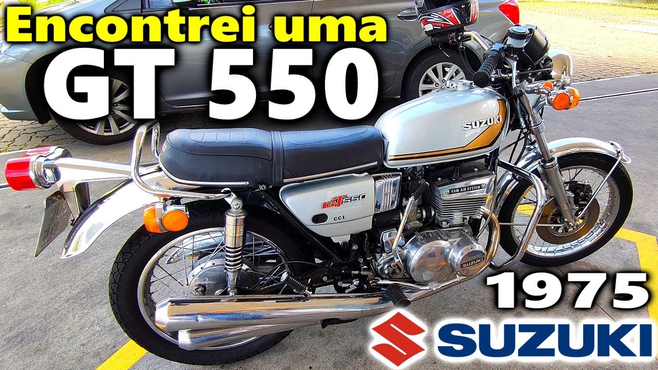 MOTO FAZENDO AMIGOS - SUZUKI GT 550 1975