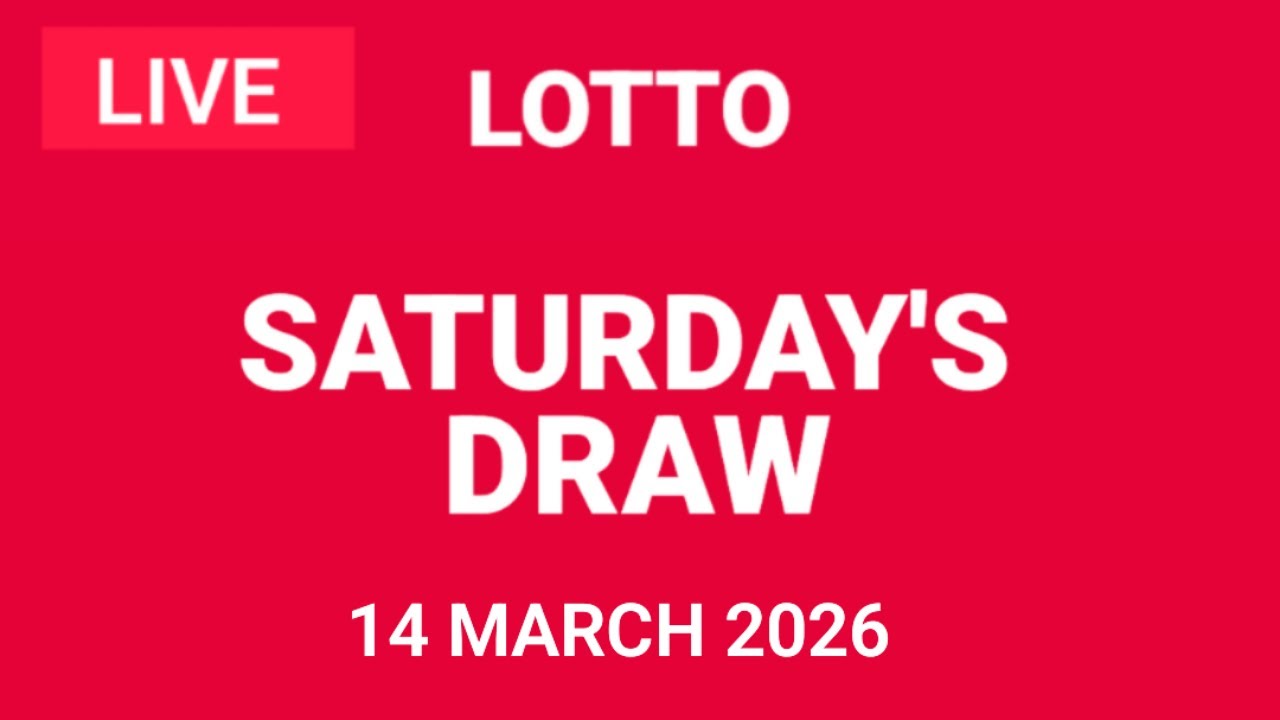 The National Lottery Lotto Draw Live results from Saturday 14 March 2026 | tonight's lotto