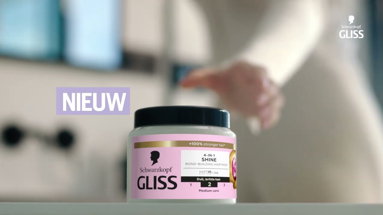 Nieuw! Schwarzkopf Gliss haarmaskers, Voor 100% sterker haar*.