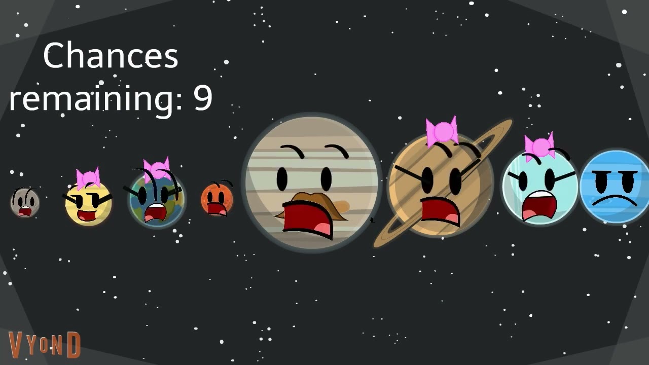 Solar system error (13+)