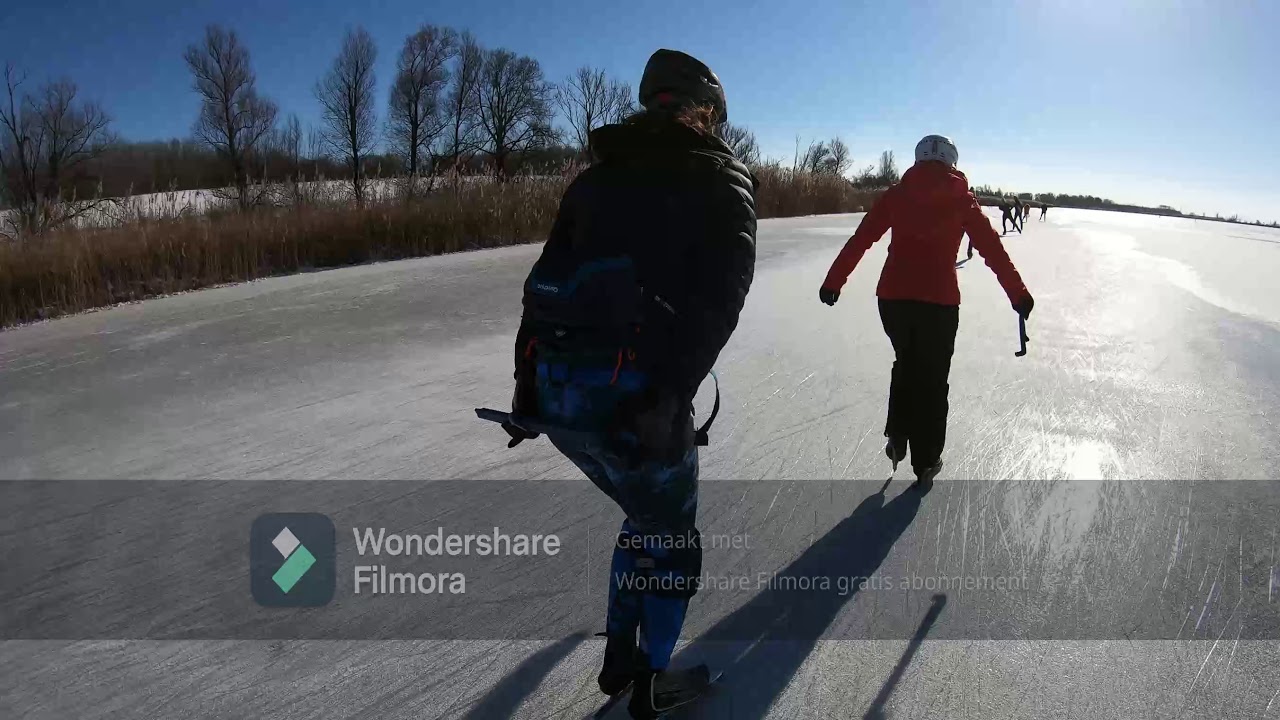 schaatsen Oostvaardersplassen 2021