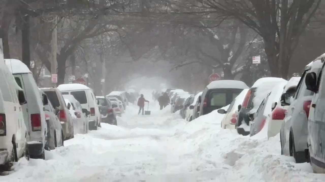 Snow storm in NYC 01-25-2026 
