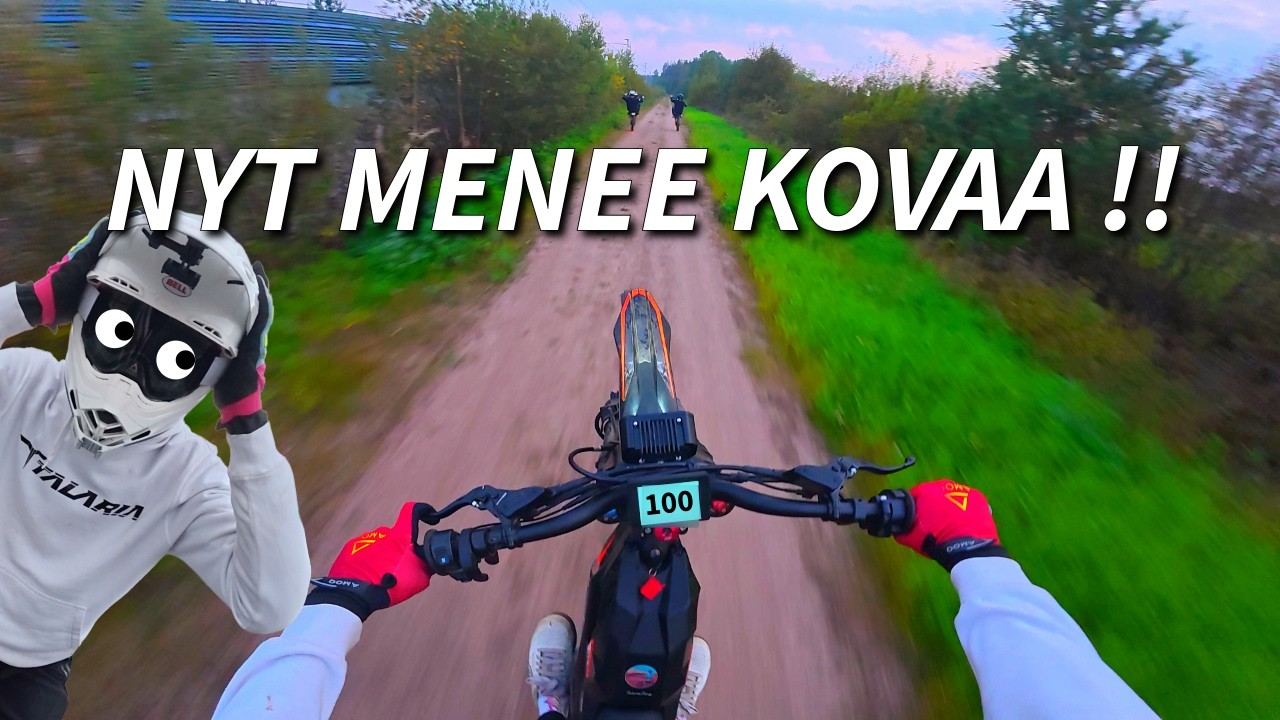 100km/h TALARIALLA?? SÄHKÖMOPO RIDEOUT !!!