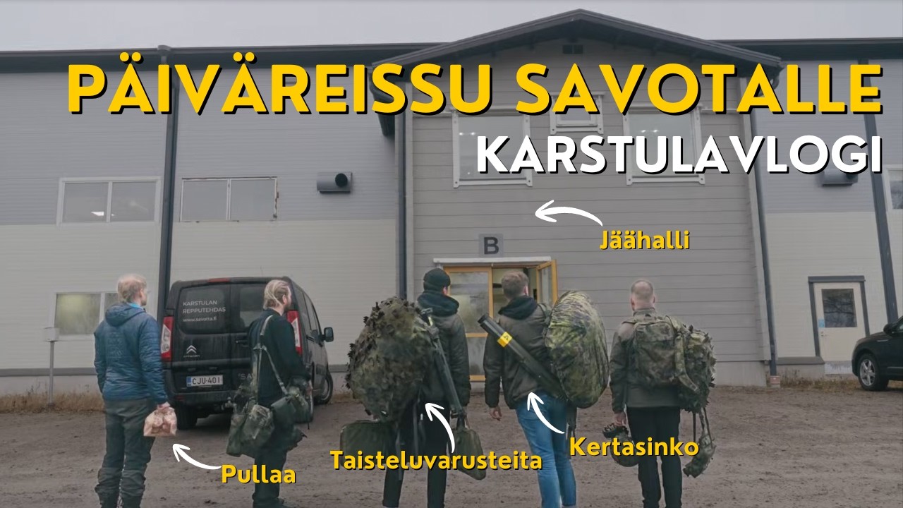 PÄIVÄREISSU SAVOTALLE - Uusia varusteita, kertasinkoja ja ampumaratatestaus!