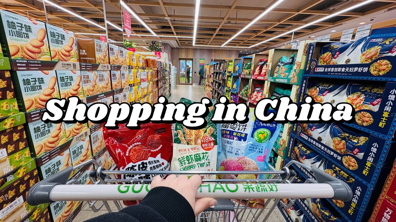 Shopping in China🍈fresh food, fruit and various snacks at the supermarket with prices