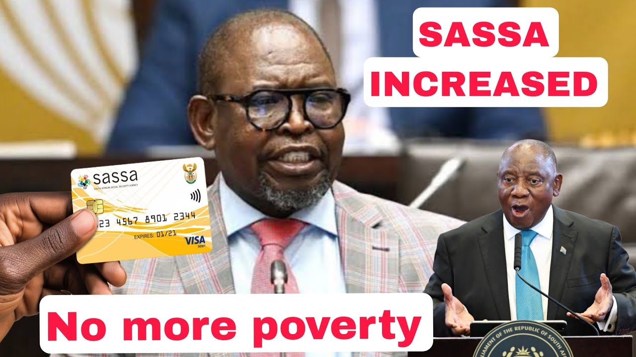 South Africa celebrates as the Minister of Finance increases the Grants