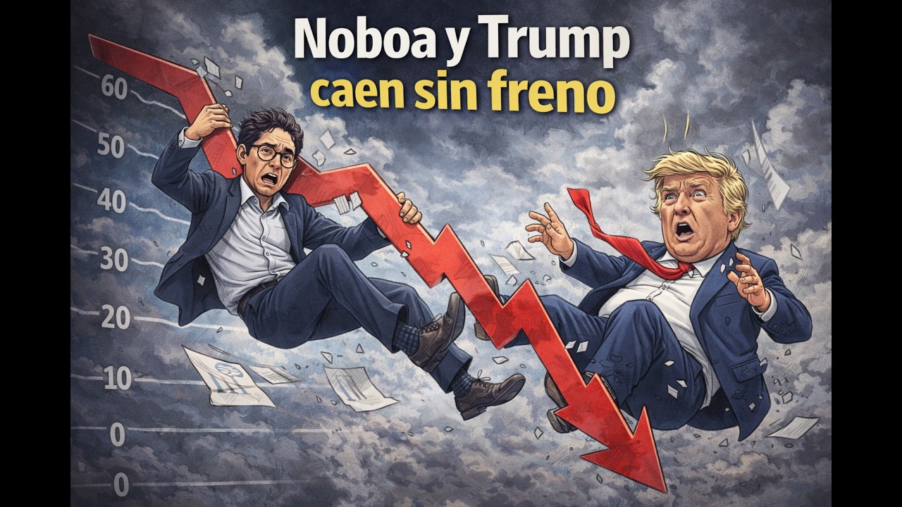 Noboa y Trump caen sin freno