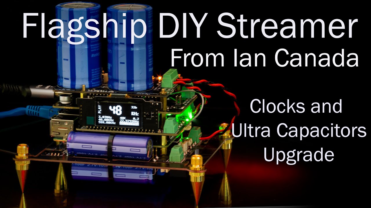 DIY Audiophile music Streamer for a Dac  with Flagship HIFI parts from Ian Canada upgraded  Part 2