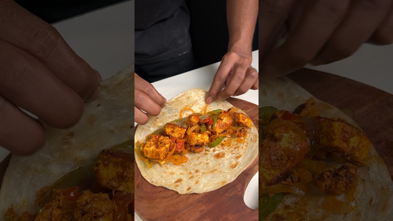Tawa Paneer Roll #shorts