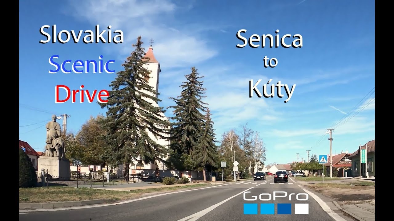 Europe - Slovakia Scenic Drive Senica to Kuty 4K