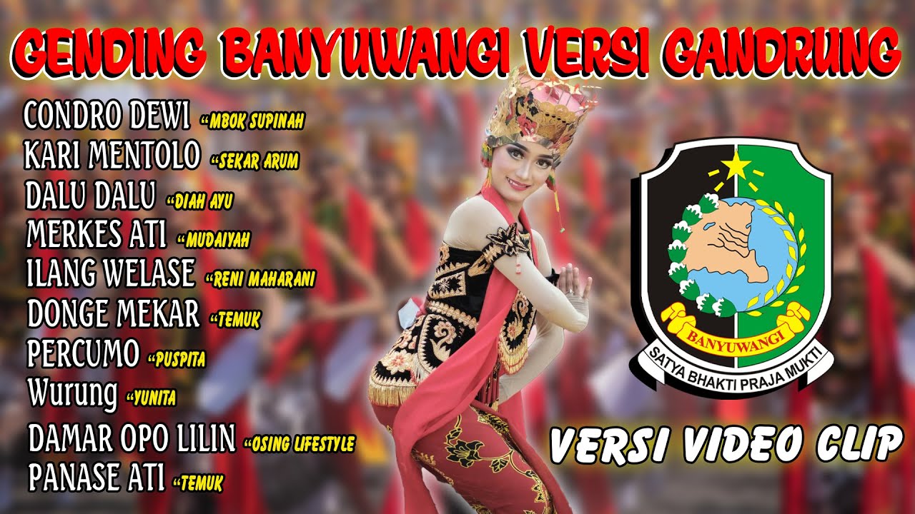 Lagu Banyuwangi Versi Gandrung ~ Percumo,Merkes Ati,Ilang Welase,Dalu Dalu || Lagu Banyuwangian