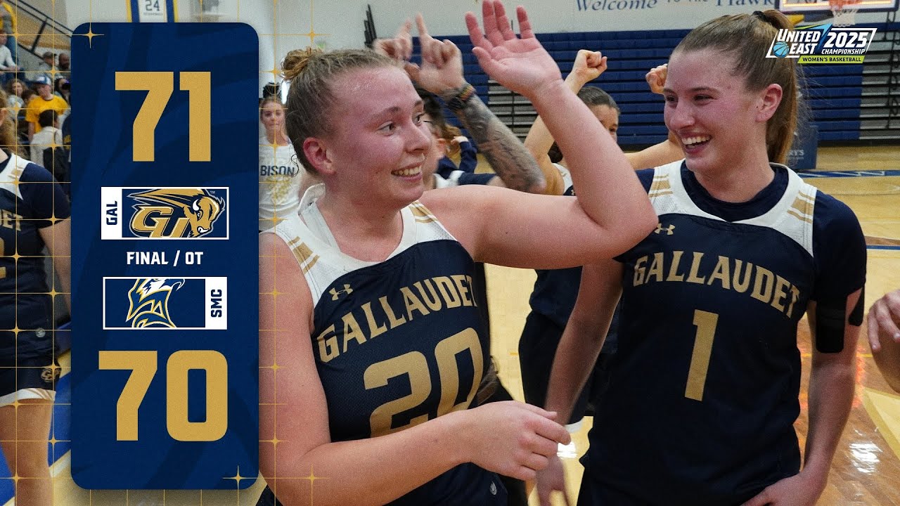 Women's Basketball: 2025 United East Championship Game - Gallaudet at St. Mary's (Md.) - 3/1/25